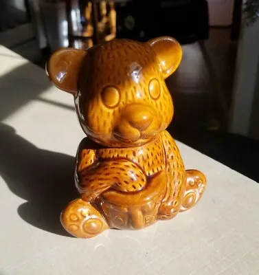 Vintage Honey Pot Bear Ceramic Jar Decor • $17