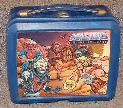 Vintage 1985 Aladdin Masters Of The Universe Plastic Lunchbox • $39.99