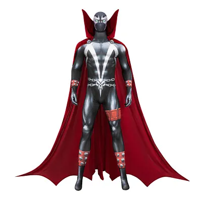 Spawn Cosplay Al Simmons Suit Jumpsuit Colak Set Mens Bodysuit Halloween Costume • $89.99