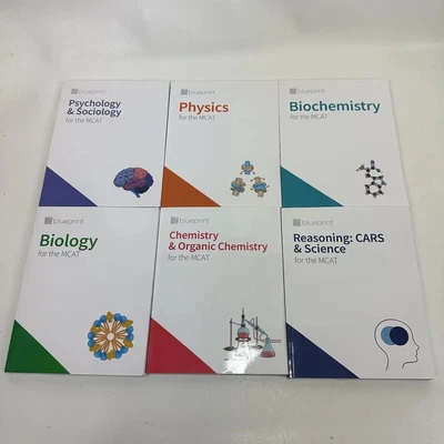 $100 • Buy Blueprint MCAT Review Books - All 6 Books, Brand New