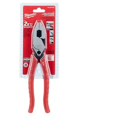 Milwaukee Tool 48-22-6100 9 In Linemans Plier High Leverage W/ Fish Tape • $24.97