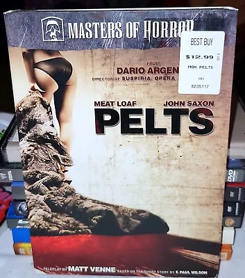 Masters Of Horror  Pelts  DVD 2006 BRAND NEW SEALED WITH SLIP COVER HORROR • $8