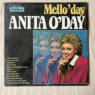 $7.95 • Buy ANITA O'DAY Mello'day 1979 Vinyl LP GNP Crescendo GNPS 2126 - VG+