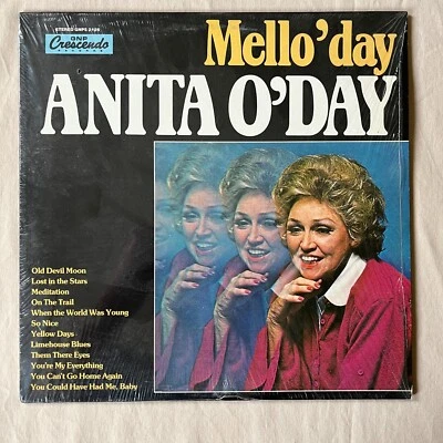 $7.95 • Buy ANITA O'DAY Mello'day 1979 Vinyl LP GNP Crescendo GNPS 2126 - VG+