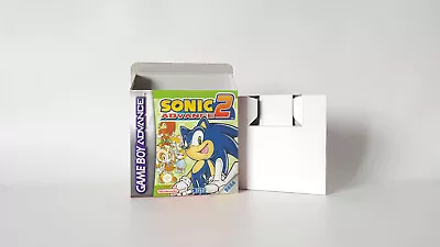 Sonic Advance 2 UKV PAL GBA GameBoy Advance Handmade Replacement Box & Tray • £10.49