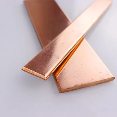 1pcs 99.9% Copper T2 Cu Metal Flat Bar Copper Strip Copper Plate Thick 1.5 - 8mm • $335.03