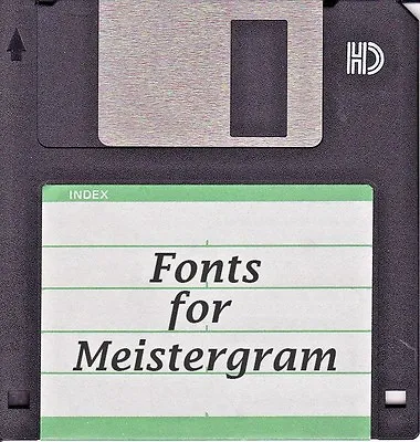 Meistergram Alphabet Fonts SOFTWARE DISK BUYERS CHOICE You Pick 20 YOUR CHOICE • $570