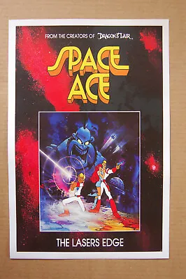 Space Ace # Arcade Flyer Video Game Promotional Poster  • $4