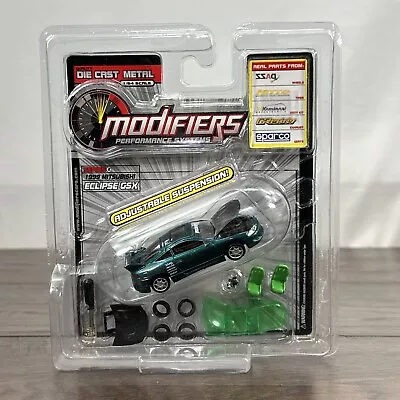 Modifiers Series 2 1999 Mitsubishi Eclipse GSX Green Die Cast 1:64 Scale New • $50.99