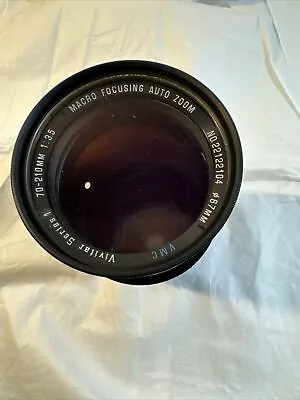 Large Mint Vivitar Series 1 Macro Focusing Auto Zoom 67 MM Lens 70-210 Used • $39.99