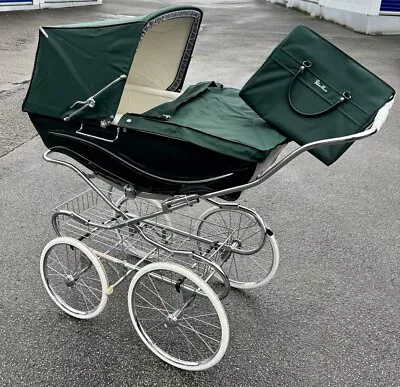 Silver Cross Kensington Coach Built Pram Limited Edition Racing Green • £390