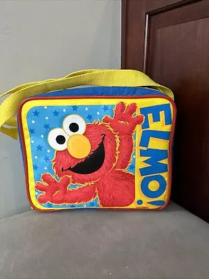 Vintage Elmo Soft Elmo Lunchbox With Strap • $15