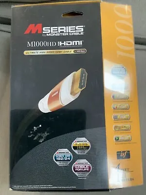 Monster Cable M Series M1000HD Ultimate High Speed HDMI Cable 4 Ft • $48.99