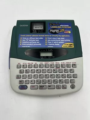 Brother P Touch PT-1700 Electronic Label Maker Labeling System Model P-Touch   • $17.95