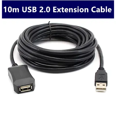 $16.95 • Buy Premium USB 2.0 Long Type-A Male To Female M/F Extension Cable Cord Lead 9M AU