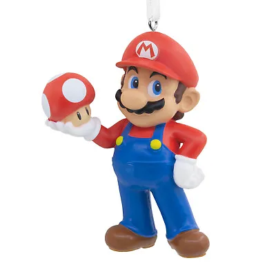 Hallmark Nintendo Super Mario With Super Mushroom Christmas Ornament • $9.99