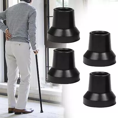 4 Pieces Crutch Tips Replacement Cane Tips Upgraded Thickened Wide High • $7.89