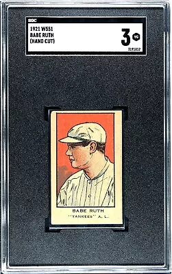 1921 W551 Babe Ruth Sgc *stunning* • $4000