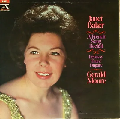 HMV ASD 2590 ER2 UK LP JANET BAKER French Song Recital DEBUSSY Gerald Moore • £9.23