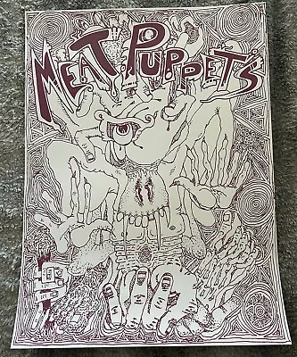 MEAT PUPPETS Poster 2012 Original Official PUNK Rare Not Nirvana Cobain SST LSD • $166.66