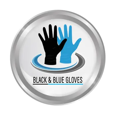 Black And Blue Gloves Nitrile & Vinyl Powder Free Disposable Gloves • £0.99
