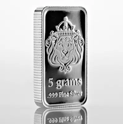 Scottsdale Lion 5 Gram .999 Fine Silver Bar • $15.55