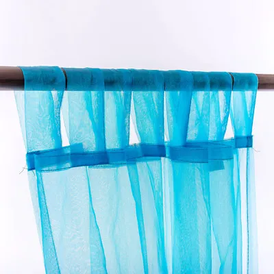 2pcs Sheer Organza  Drapes Tab Top  Sheer Curtains Voile  • $16.99