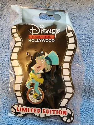 Disney Dsf/ Dssh Alice In Wonderland Mad Hatter On Unicycle Le 300 Pin-free Shpg • $45