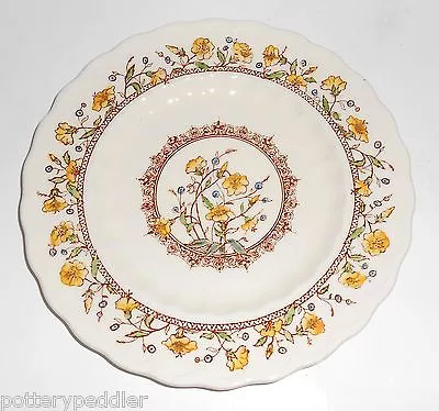 Vernon Kilns Pottery Hibiscus Bread Plate! MINT  • $11.23