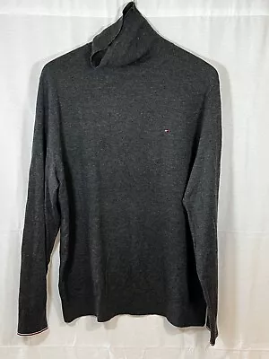 Tommy Hilfiger Casual Mens Classic Turtleneck Pullover Gray XXL • $20