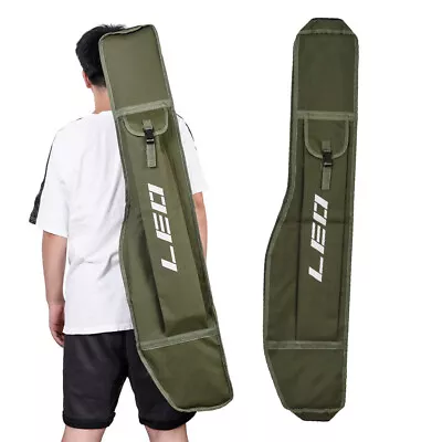 1.2M Fishing Rod Bag Shoulder Pole Case Carry Tackle Tube Foldable Single-Layer • $26.88