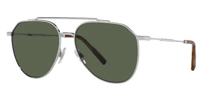 Dolce & Gabbana Men's DG2296-05-9A-58 Fashion 58mm Silver Sunglasses • $109.99