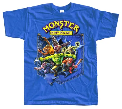 Monster In My Pocket Nintendo Famicom NES Game COVER T-shirt S-5XL BLUE • $20