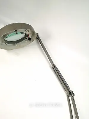 Vintage Luxo Magnifier Articulating Lamp 22 Watt Industrial Design NO MOUNT  • $275.59