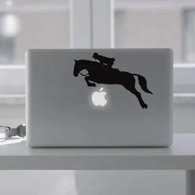£4.99 • Buy HORSE JUMPING Show Jumping Apple MacBook Decal Sticker Fits All MacBook Models