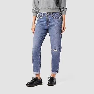 DENIZEN From Levi's Women's Mid-Rise Boyfriend Jeans - Space Daze 18 • $15.99