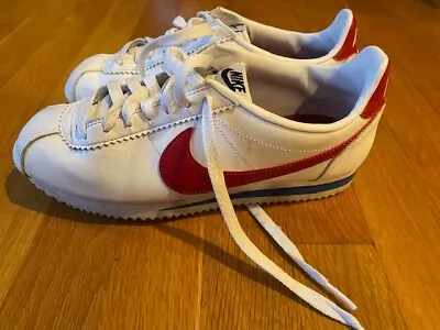 Women's Nike Cortez Red White Blue 8 - AUTHENTIC • $49.99