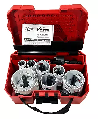 Milwaukee 49-22-4025 General Purpose Hole Dozer Hole Saw Kit - 13pc • $59