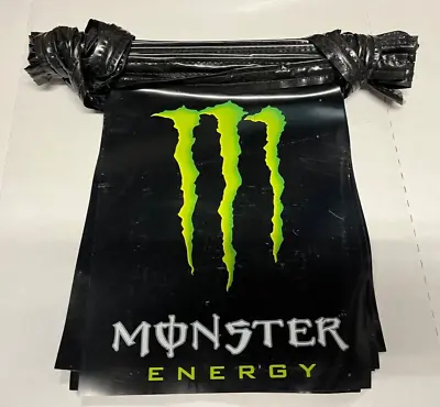 Monster Energy Rare Collectible Promotional Banner Pennant Flags - Euc • $69.95