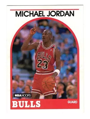 1989-90 NBA Hoops Michael Jordan #200 Chicago Bulls Basketball Card HOF NM-M • $6.99