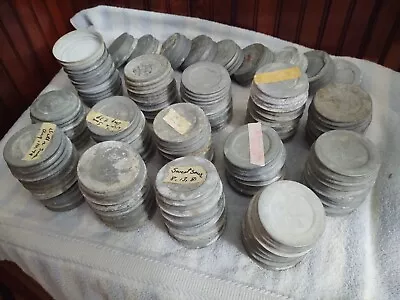 75+ Antique Vintage Zinc Canning Jar Lids Caps • $37