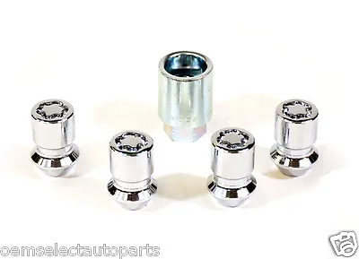 OEM NEW 15-22 Ford F-150 Mustang Locking Lug Nut And Key Set EXPOSED Chrome • $63.88