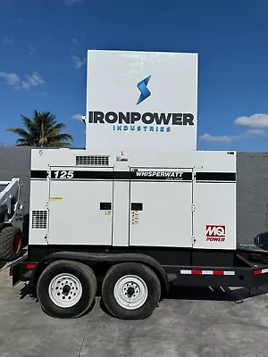 125 Kva Multiquip Whisperwatt DCA-125USI Ultra Silent Mobile Diesel Generator • $34500