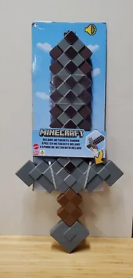 Minecraft Deluxe Netherite Sword W/ Sounds Kid Role-Play Accessory • $29.90