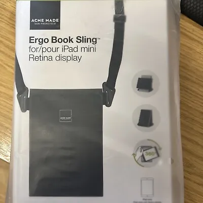 IPad Mini 1 2 3 Ergo Book Sling Messenger Carry Bag Case Stand Shoulder Strap • £9.99