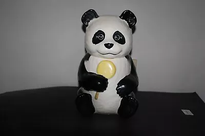 Black And White Panda With Lollypop Cookie Jar • $100