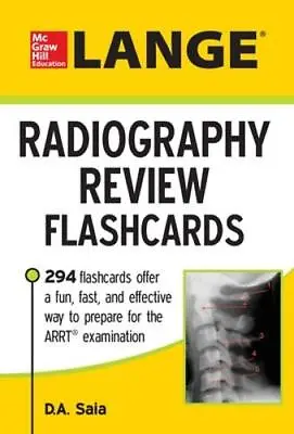 LANGE Radiography Review Flashcards By Saia D.A. NEW Book FREE & FAST Deliver • £34.49