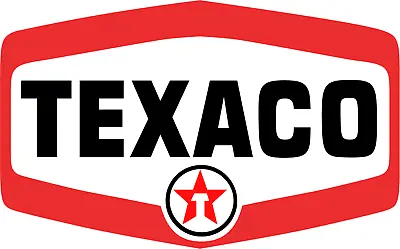 Texaco Retro Logo GAS PUMP OIL Vintage Vinyl Sticker |10 Sizes!! With TRACKING • $59.99