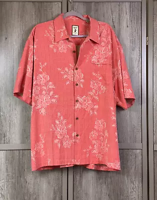Men's Jamaica Jaxx 100% Silk Hawaiian Shirt Size XXL Mint Condition • $12.50