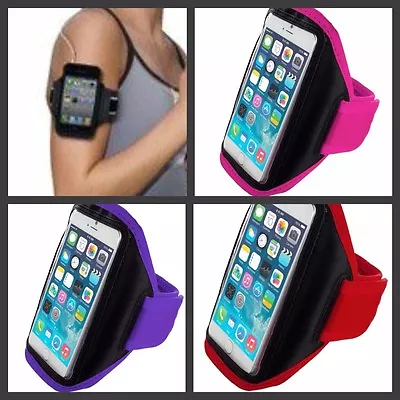 Running Sports Armband Phone Holder Gym Jogging IPhone 12 11 PRO XR XS Max 8 7SE • £2.98